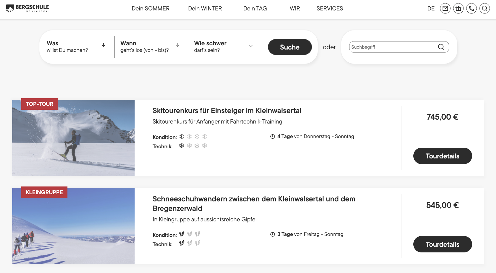 Bergschule Kleinwalsertal